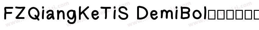 FZQiangKeTiS DemiBol字体转换